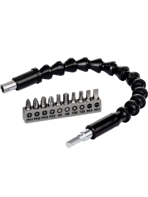 Esnek Şaftlı Tornavida Ucu Seti