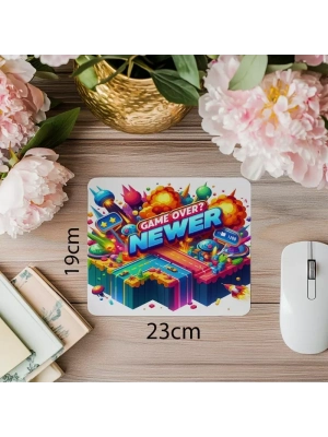 Esprili ve Canlı Renkli Gamer Mouse Pad - 19x23 cm 2 mm Dikdörtgen İthal Baskılı Mouse Pad