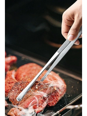 Et Kızartma Maşası - Pratik Pişirme Cımbızı - Profesyonel Cımbız Maşa