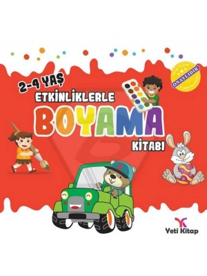 Etkinliklerle Boyama Kitabı 2-4 Yaş