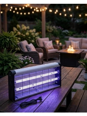 Ev Balkon Mutfak İçin Elektrikli Sinek Savar 10W UV Işıklı Lamba