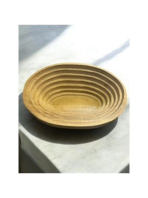 Evcil Hayvan Oval Ahşap Yatak