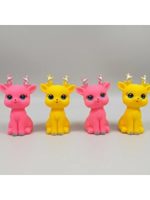 Evcil Hayvan Sesli Geyik Şeklinde Plastik Oyuncak