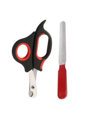 ®  Evcil Hayvan Tırnak Makası Ve Törpü Seti Manikür Pedikür Pati Bakım Aleti Kaymaz Sap