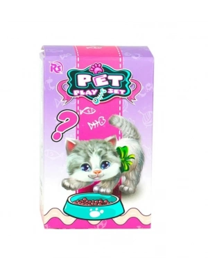 ® EVCİL HAYVAN YAVRU KEDİ KLUBELİ OYUN SETİ-MGA