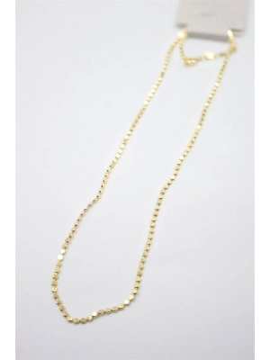 Ezme Zincir Kolye - 45 cm - Altın