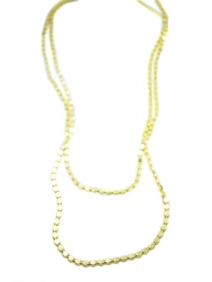 Ezme Zincir Kolye - 90cm - Altın