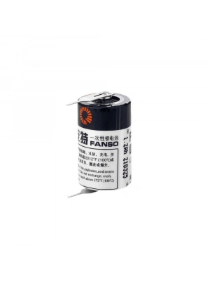 Fanso Er14250h 3.6v 1/2 Aa Size Lithium Pil (li-socl2) 2 Pın