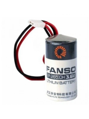 Fanso Er26500h Kablolu Konnektörlü (51005-2p) 3.6v Lithium Pil (li-socl2)