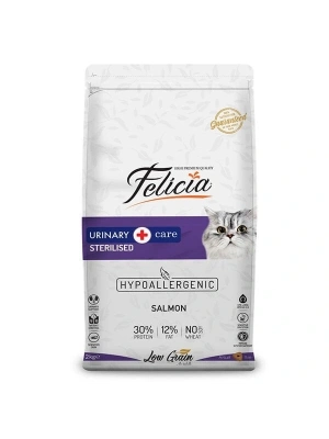 Felicia Düşük Tahıllı Hipoalerjenik Somonlu Kısırlaştırılmış Kedi Maması 2 Kg