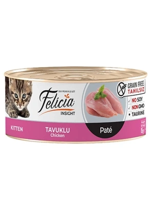 Felicia Tahılsız Tavuklu Kıyılmış Yavru Konserve Kedi Maması 1 Adet 85 Gr