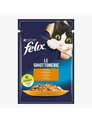 Felix Sensations Taze Jöle İçerisinde Tavuklu Yetişkin Yaş Kedi Maması 1 Adet 85 Gr