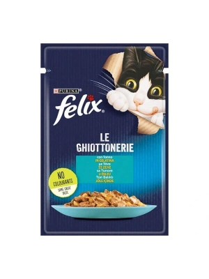 Felix Taze Ton Balıklı Jöleli Pouch Yetişkin Yaş Kedi Maması 1 Adet 85 Gr
