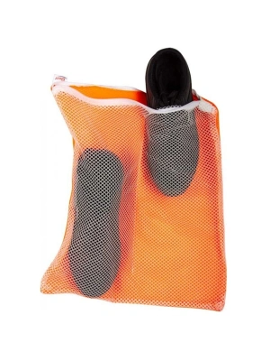 Fermuarlı - Hassas Çamaşır Terlik  Ayakkabı Yıkama Filesi Büyük Boy