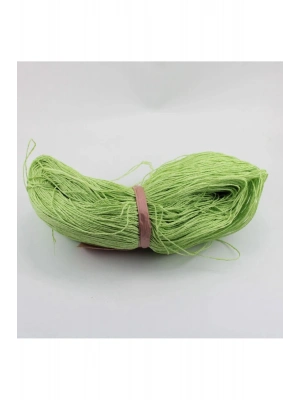 Fıstık Yeşili Renk Çile Kağıt İp Çanta Ipi Supla Ipi  No:40 - (550-600 gr)