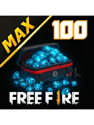 Free Fire MAX 100 Elmas