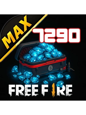 Free Fire MAX 7290 Diamonds