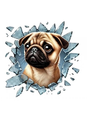 Fulcar French Bulldog Araç Stickerı