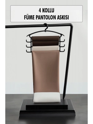 Füme Pantolon Askısı & Dolap Düzenleyici Askı