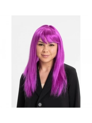 Fuşya Renk Peruk
