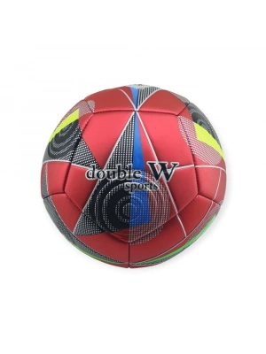 Futbol Topu Dikişli 420 gr No:5 - FB-490-KIRMIZI