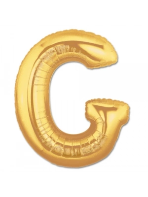 G Harf Folyo Balon Altın Renk  40 İnç