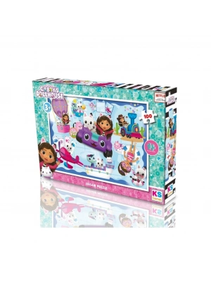 Gabbys Dollhouse Puzzle 100 Parça