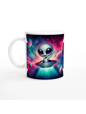 Galaktik Selam Temalı Çocuklara Özel Baskılı Kupa Bardak