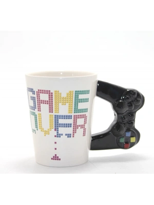 Game Over Porselen Kupa Bardak Model 1