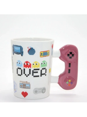 Game Over Porselen Kupa Bardak Model 2