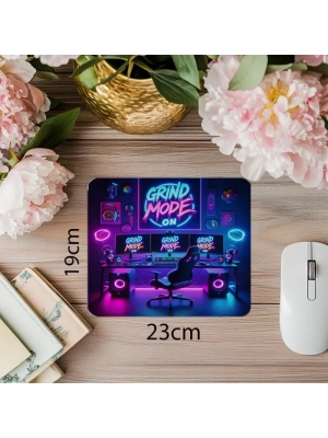Gamer Ruhlu Motivasyon Mousepad – Parlak Renkler - 19x23 cm 2 mm Dikdörtgen İthal Baskılı Mouse Pad