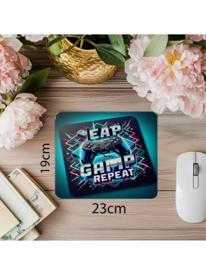 Gamer Rutinini Yansıtan Renkli Mouse Pad - 19x23 cm 2 mm Dikdörtgen İthal Baskılı Mouse Pad