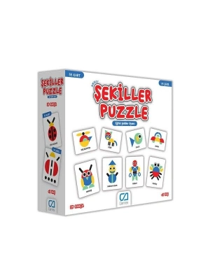 Games Akıllı Şekiller Puzzle 55 Kart 5114