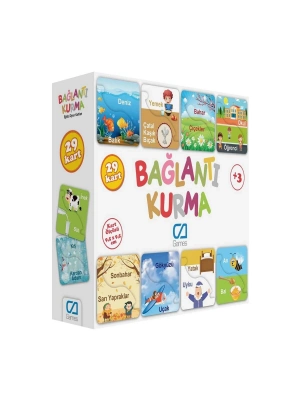 Games Bağlantı Kurma Eğitici Oyun Kartları 29 Kart