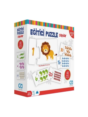 Games Eğitici Puzzle Sayılar 40 Parça