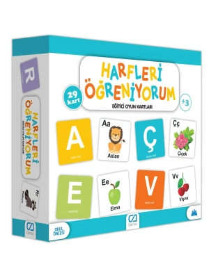 Games Harfleri Öğreniyorum Eğitici Oyun Kartları 29 Kart
