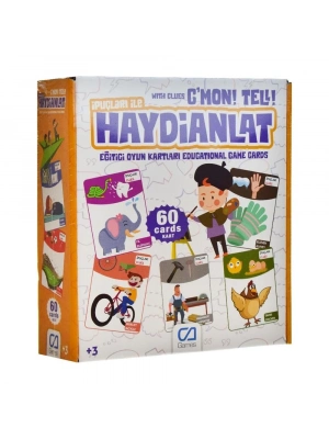 Games Haydi Anlat Eğitici Oyun Kartları 60 Kart 5080