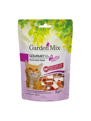 Garden Mix Gurme Düşük Yağlı Şekersiz Kedi Ödül Maması 1 Adet 60 Gr