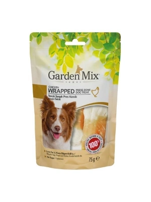 Garden Mix Sargılı Pres Kemik Düşük Yağlı Şekersiz Köpek Ödül Maması 1 Adet 75 Gr