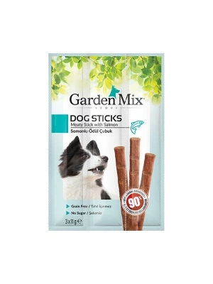Garden Mix Somonlu Stick Köpek Ödül Maması 1 Adet 3x11 Gr