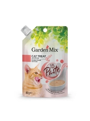 Garden Mix Tavuk ve Karides Ezme Sıvı Kedi Ödül Maması 1 Adet 80 Gr