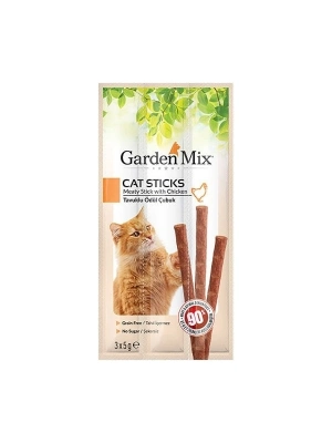 Garden Mix Tavuklu Stick Kedi Ödül Maması 1 Adet 3x5 Gr