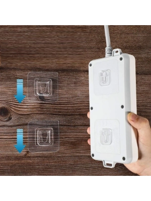 Geçmeli Klips Eşya Sabitleme Askısı 6lı Set