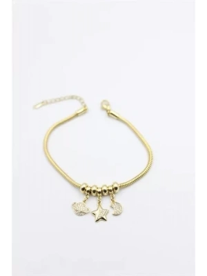 Gezegen Charm Bileklik - Altın