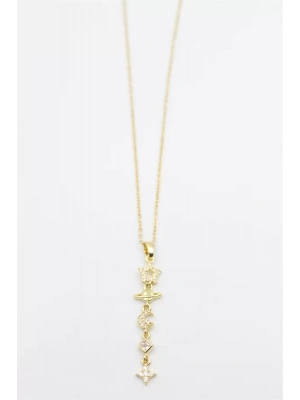 Gezegen Yıldız Kolye - Altın