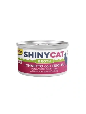 Gimcat Shinycat Broth Sos İçinde Barbun ve Ton Balıklı Konserve Kedi Maması 70 Gr 1 Adet