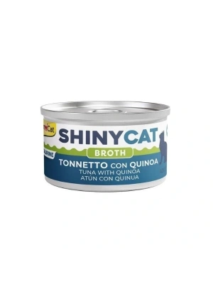 Gimcat Shinycat Broth Sos İçinde Ton Balıklı ve Kinoalı Konserve Kedi Maması 70 Gr 1 Adet