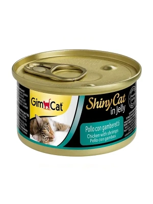 Gimcat Shinycat Tavuklu Karidesli Konserve Kedi Maması 1 Adet 70 Gr