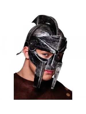 Gladyatör Miğferi İnce Başlık Gümüş Renk