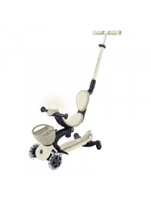 ® Globber Go Up Baby 360 Işıklı Scooter Koyu Bej